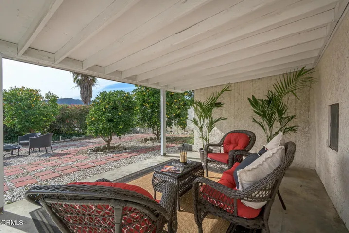 Covered patio