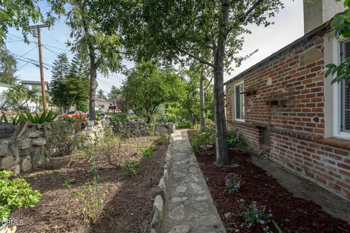 Front elevation with brick veneer