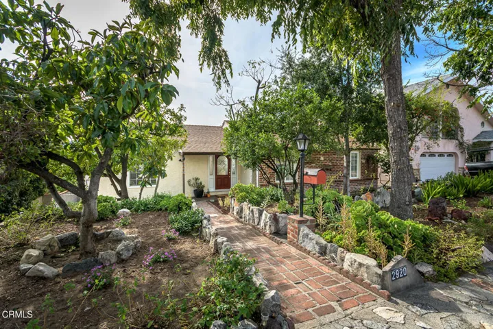 Walkway to front door