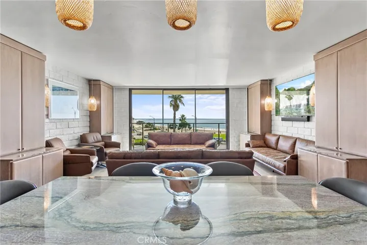 Enjoy ocean views from your kitchen and living room