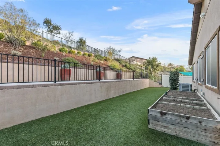 Backyard with Planter boxes