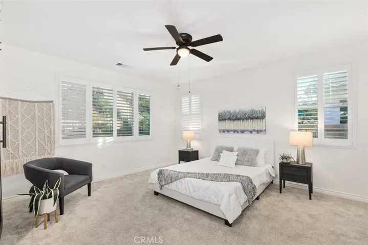 Master Bedroom with Ceiling fan