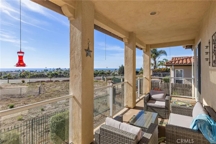 Ocean view deck