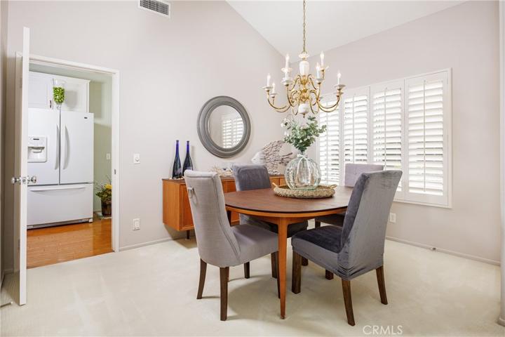 Formal dining room just off the formal living room