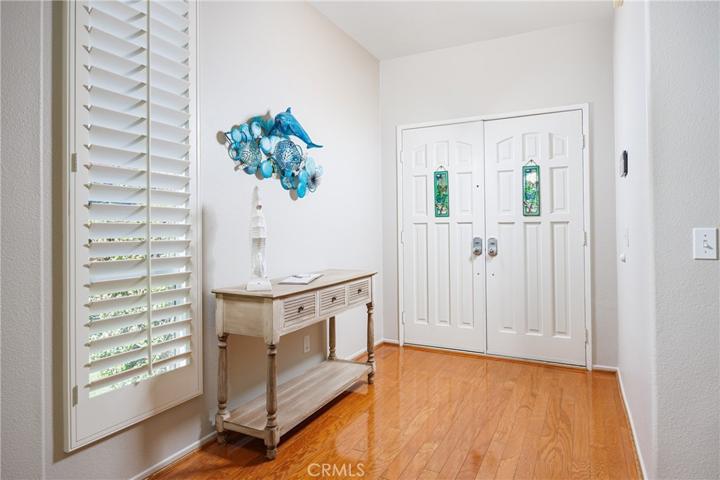 Bright and inviting entry