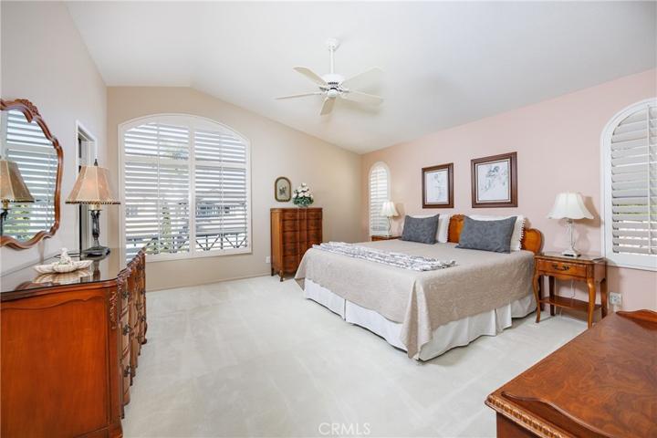 Plenty of room to fit a California-King sized bed, dressers and nightstands
