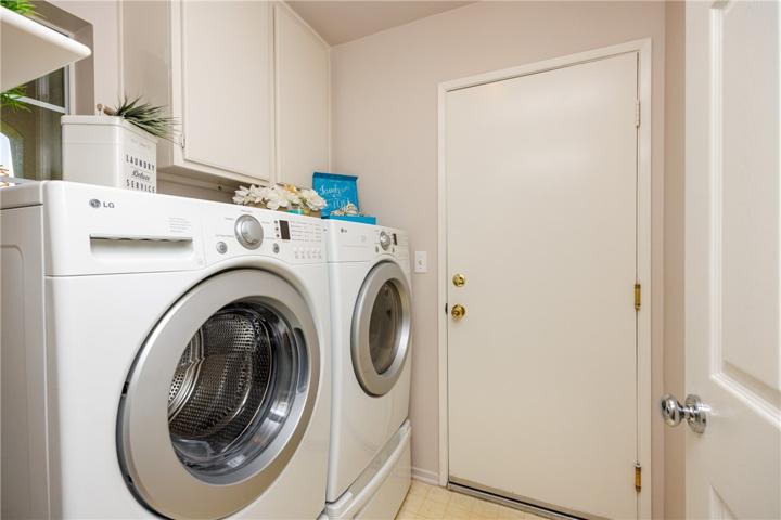Inside laundry room