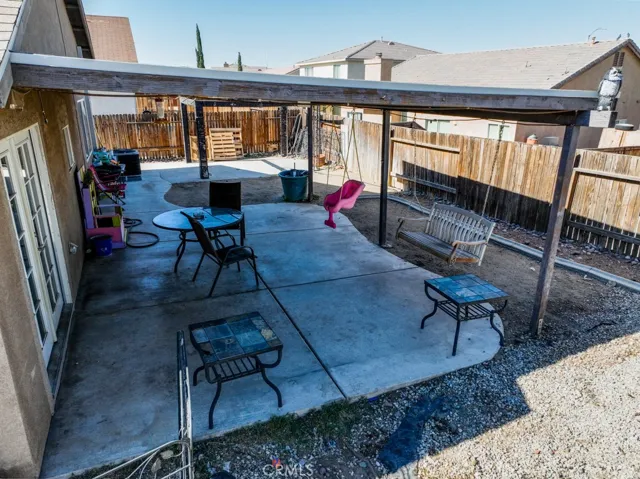 Great Backyard with a Covered Porch
