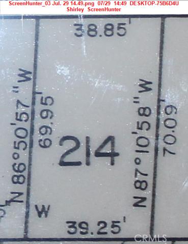 Lot Measurements