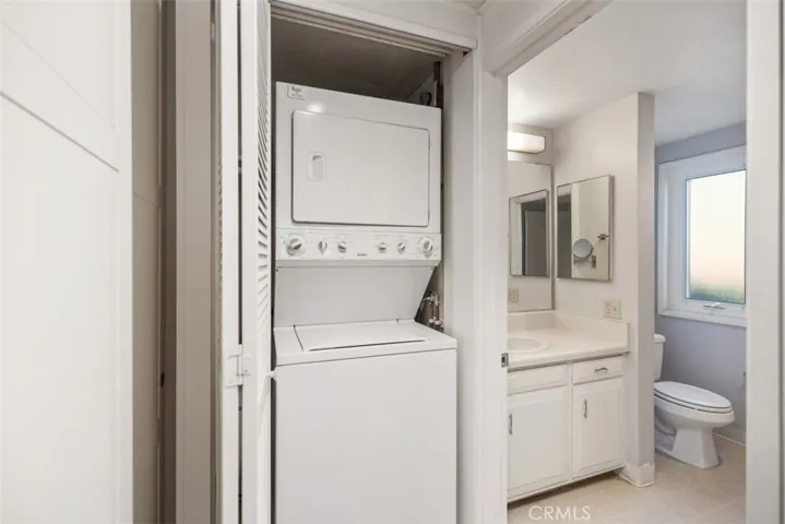 Inside Stackable Laundry