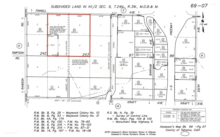 22085 Finnell, Corning, California 96021