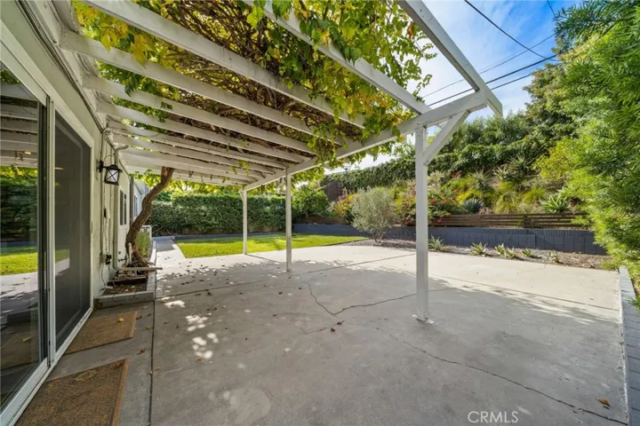 Backyard patio