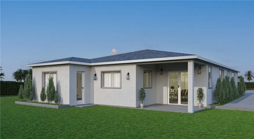 Rendering only. Exact finishes may vary. Landscaping and hardscaping to be done separately at buyers expense.