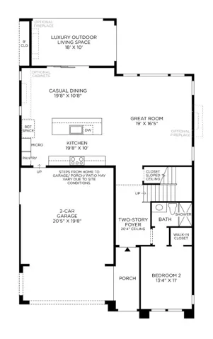 Viridian Floor Plan- 1st floor