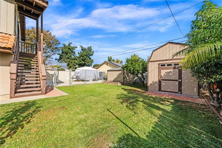 House Facing Backyard