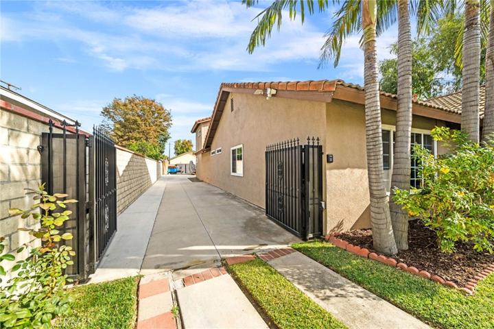 Second Driveway with Electric Gate