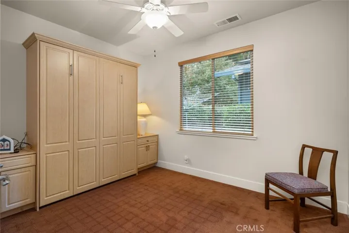 Back bedroom with  Murphy Bed up