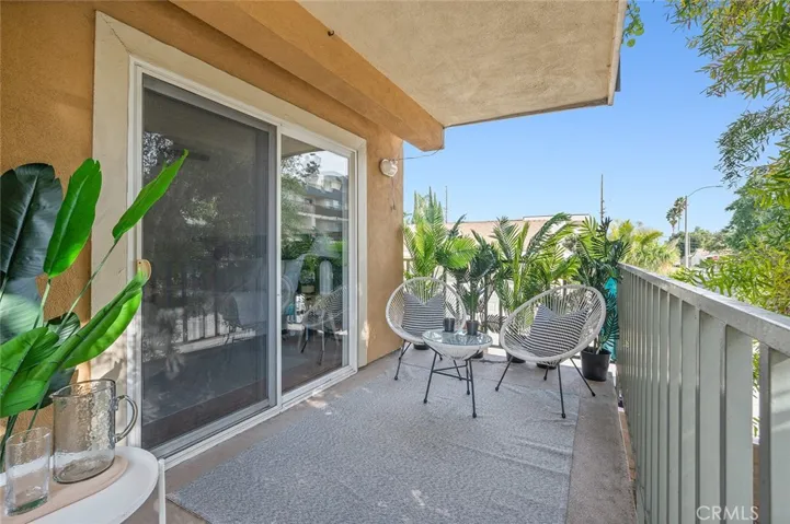 Patio with entrance to bedroom