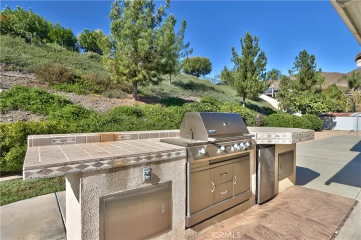 Built in BBQ