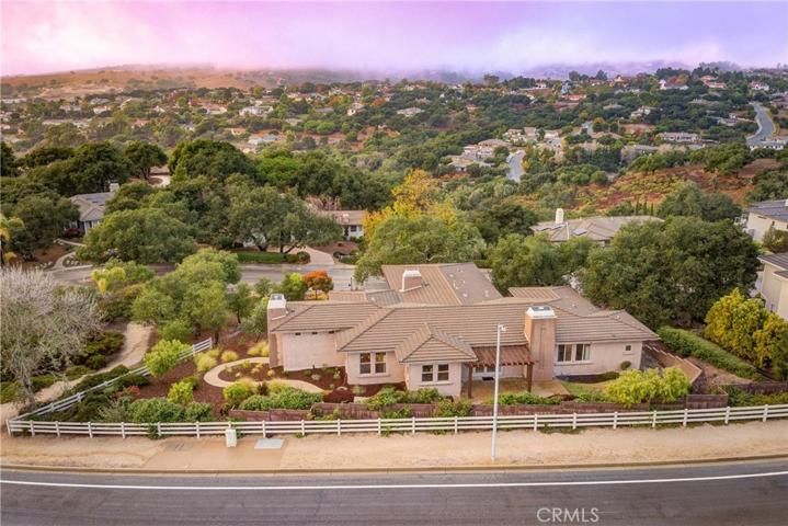 Aerial view of home