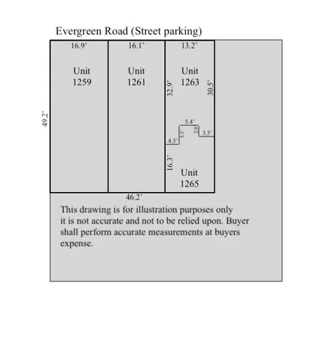 FOOTPRINT. This illustration is not  accurate, buyer must do their own measurements.
