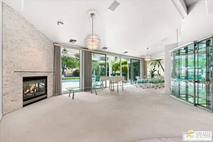 Living Room with Fireplace