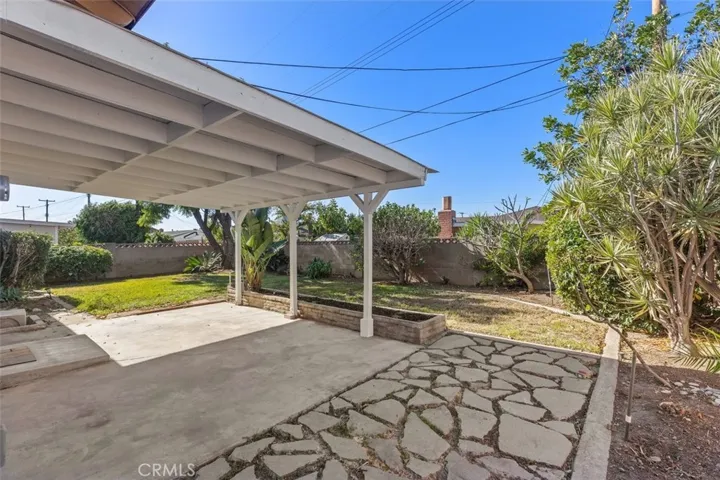 Covered patio to enjoy the entire day.