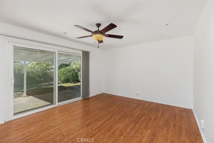 Family room with backyard access