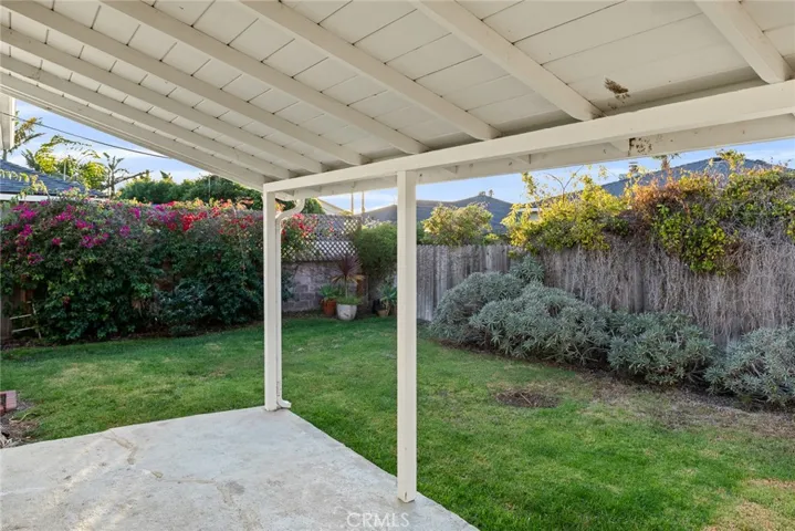 Covered patio