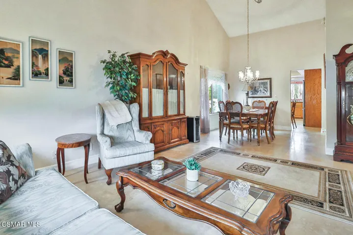 Living and dining room