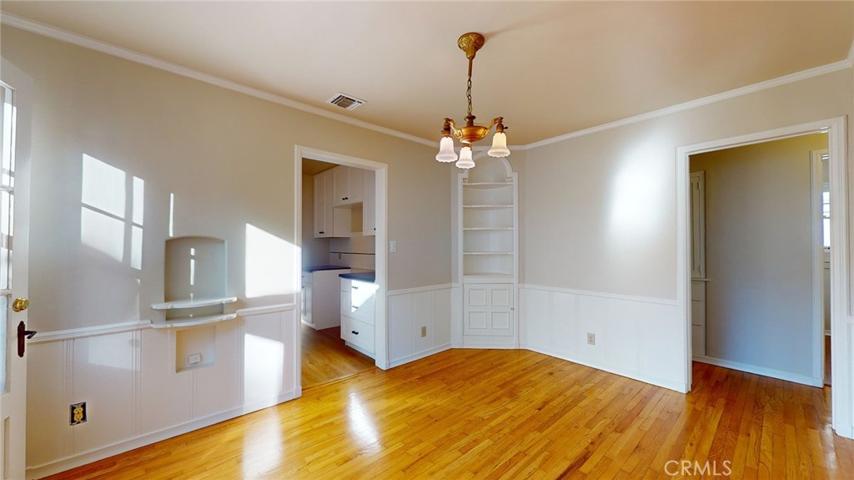 Dining Room with beautiful built-ins