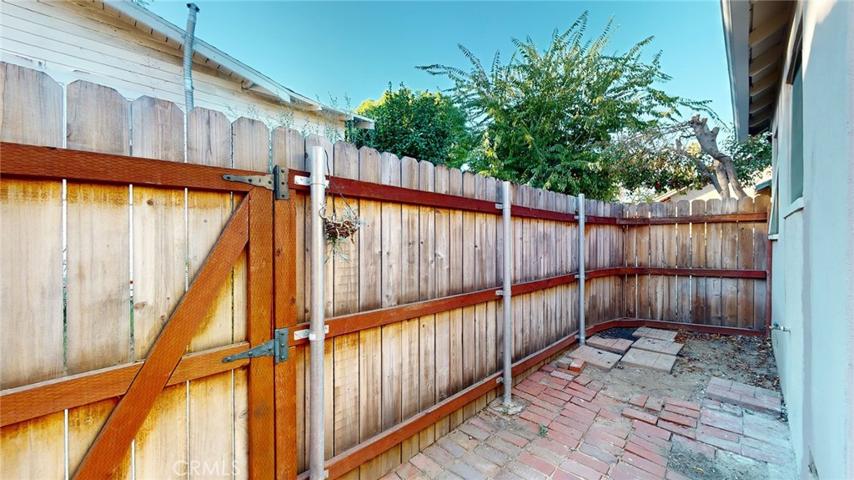 Yard off Dining Room