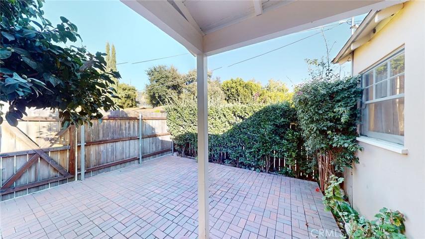 Yard off service porch and 2nd Bedroom