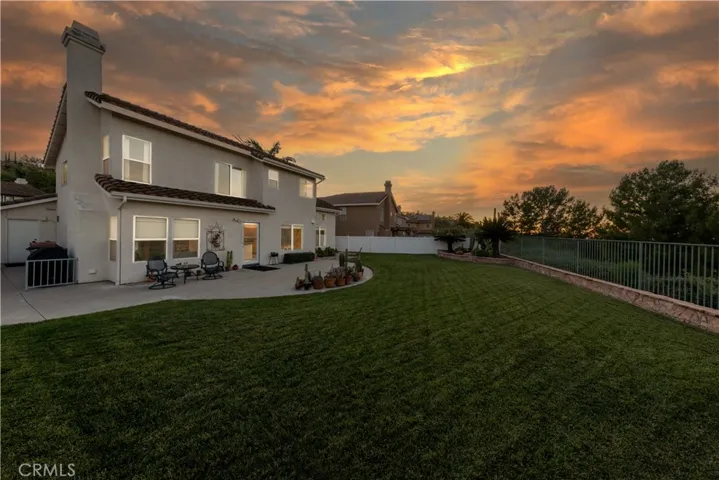 Spacious back yard