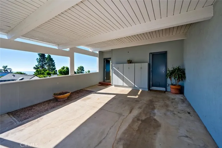 Covered carport.