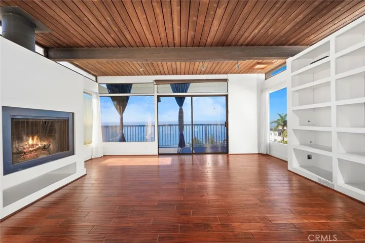 Spacious living room with panoramic ocean views!