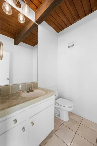 Half bath on the main living level.
