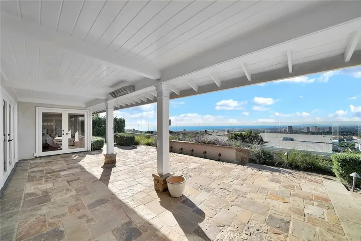 Covered Patio with Heater for evening entertaining