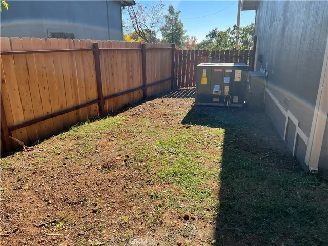 New wood fence