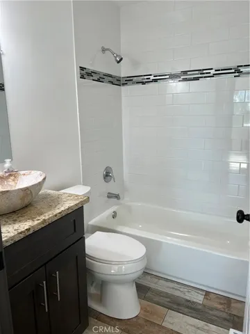 bathrooms feature modern sinks and fixtures