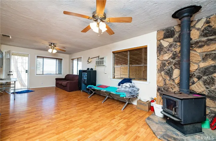 Living room and fire place