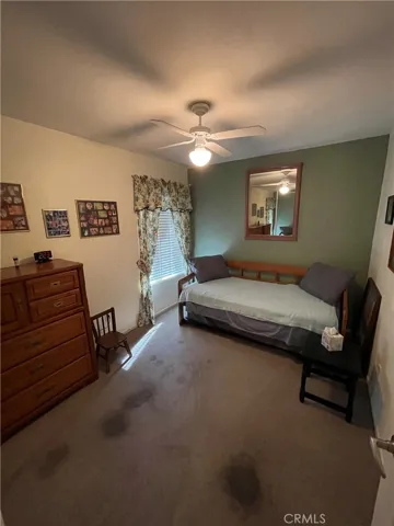 Bedroom #2 with ceiling fan