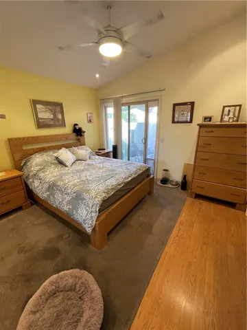 Slide the door and go outside for a cup of coffee from your primary bedroom!
