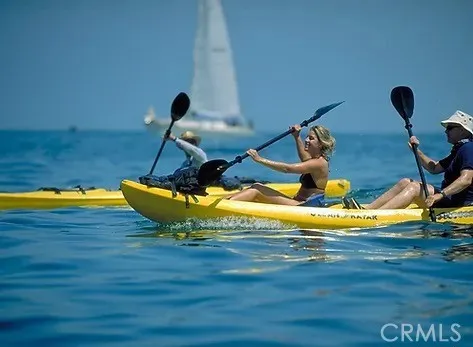 Kayaks for your use in garage storage area!