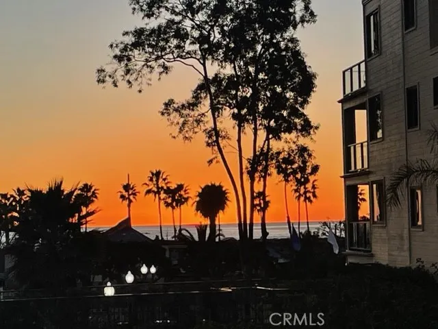 Sunset view from private deck