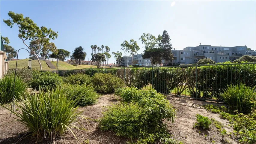 Garden view from private deck