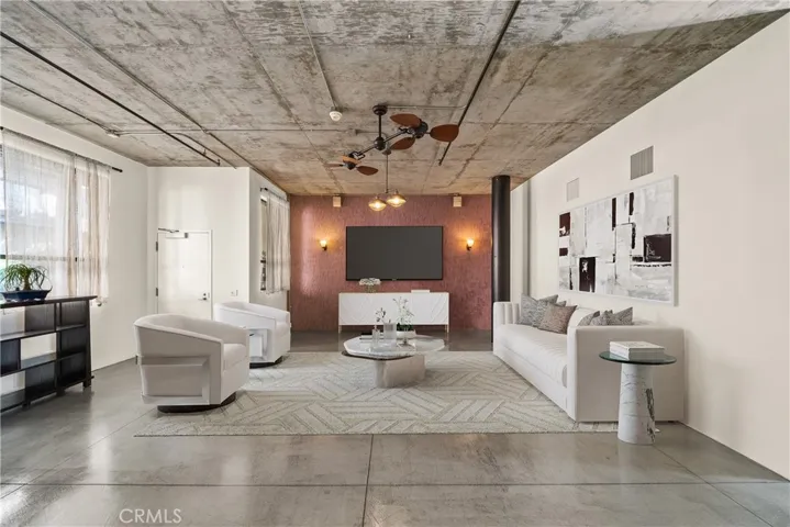 Virtually Staged Living room