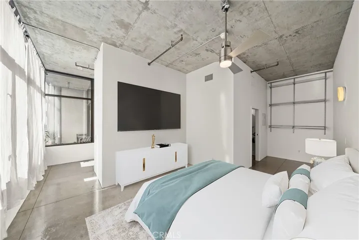 Virtually Staged Bedroom area