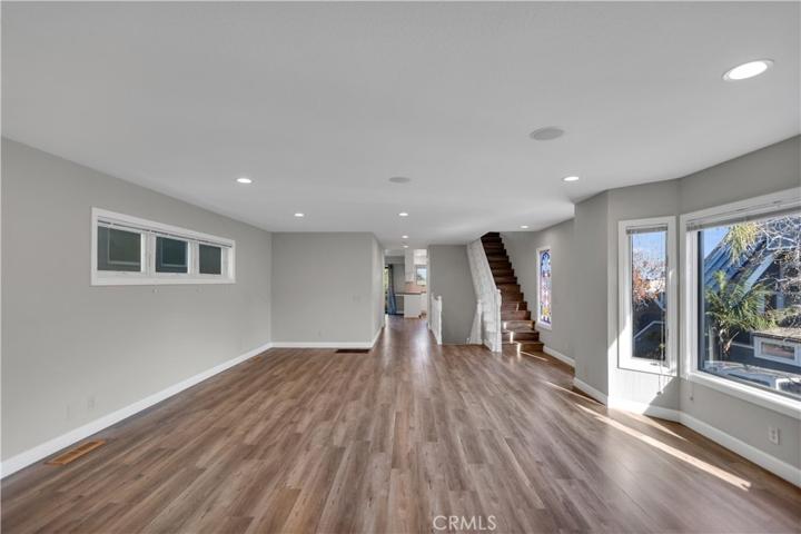 2nd floor from living to kitchen area