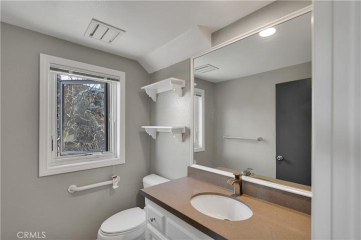 Powder room on 2nd floor